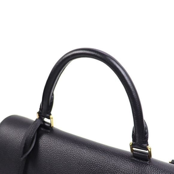 Louis Vuitton Volta Noir Taurillon Leather 2WAY Shoulder Top Handle Black - Picture 9 of 14